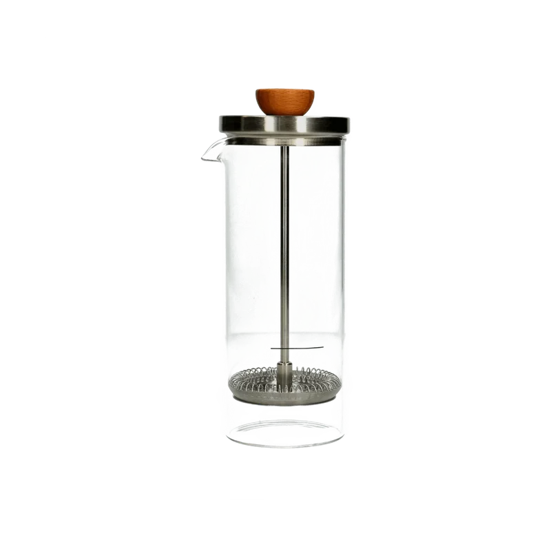 Dille & Kamille melkopschuimer glas en RVS – 300 ml